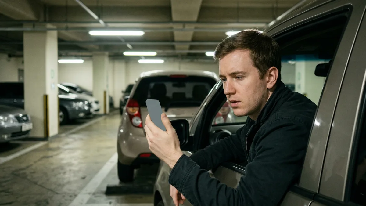 Body image of a foreign user stuck at the phone identity verification step of a car-sharing app signup screen