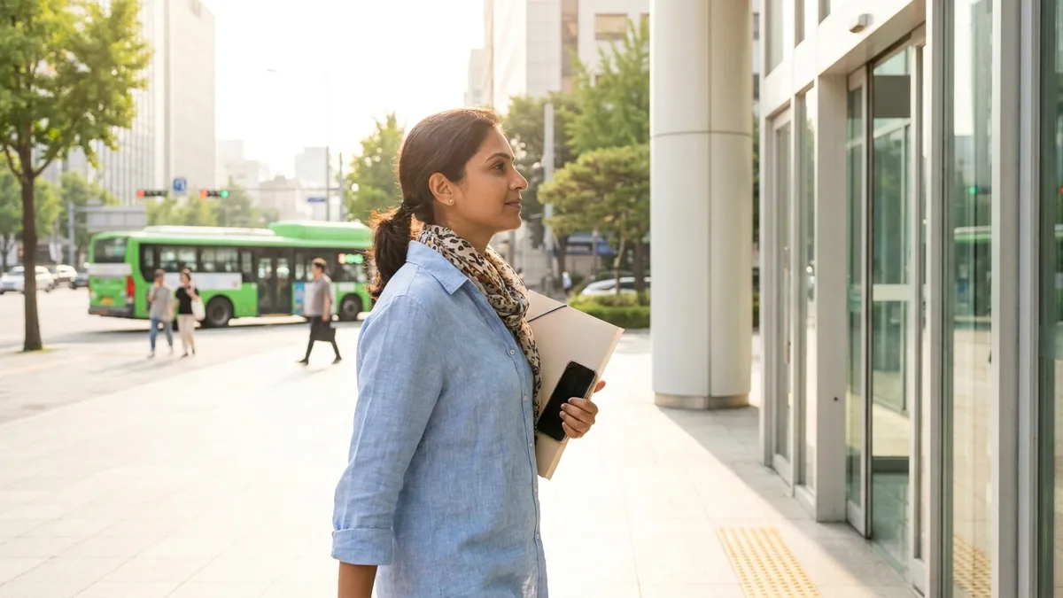 วิธีจองคิวเข้าพบที่ Hi Korea — คู่มือจองนัดสำนักงานตรวจคนเข้าเมือง·สำนักงานคนต่างด้าวสำหรับชาวต่างชาติ — ภาพประกอบเนื้อหาแสดงสถานการณ์การใช้งานจริง