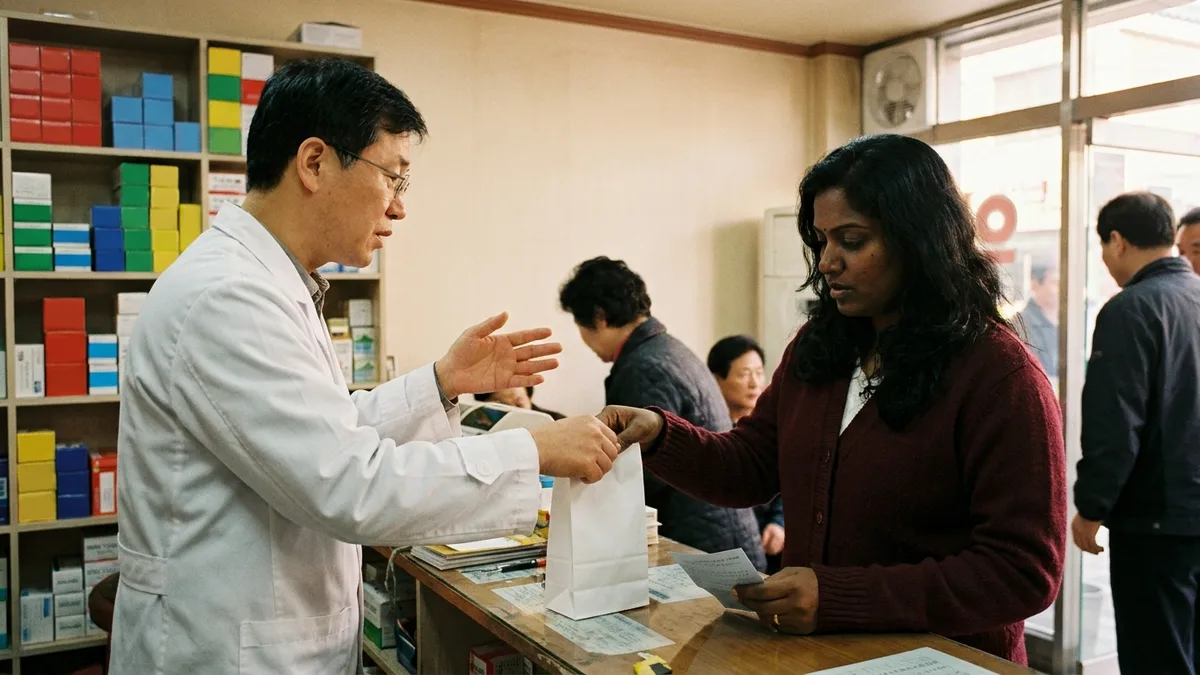 한국에서 병원 가는 법 — 접수·진료비·처방전·통역 (외국인용) — 실제 이용 상황을 보여주는 본문 이미지