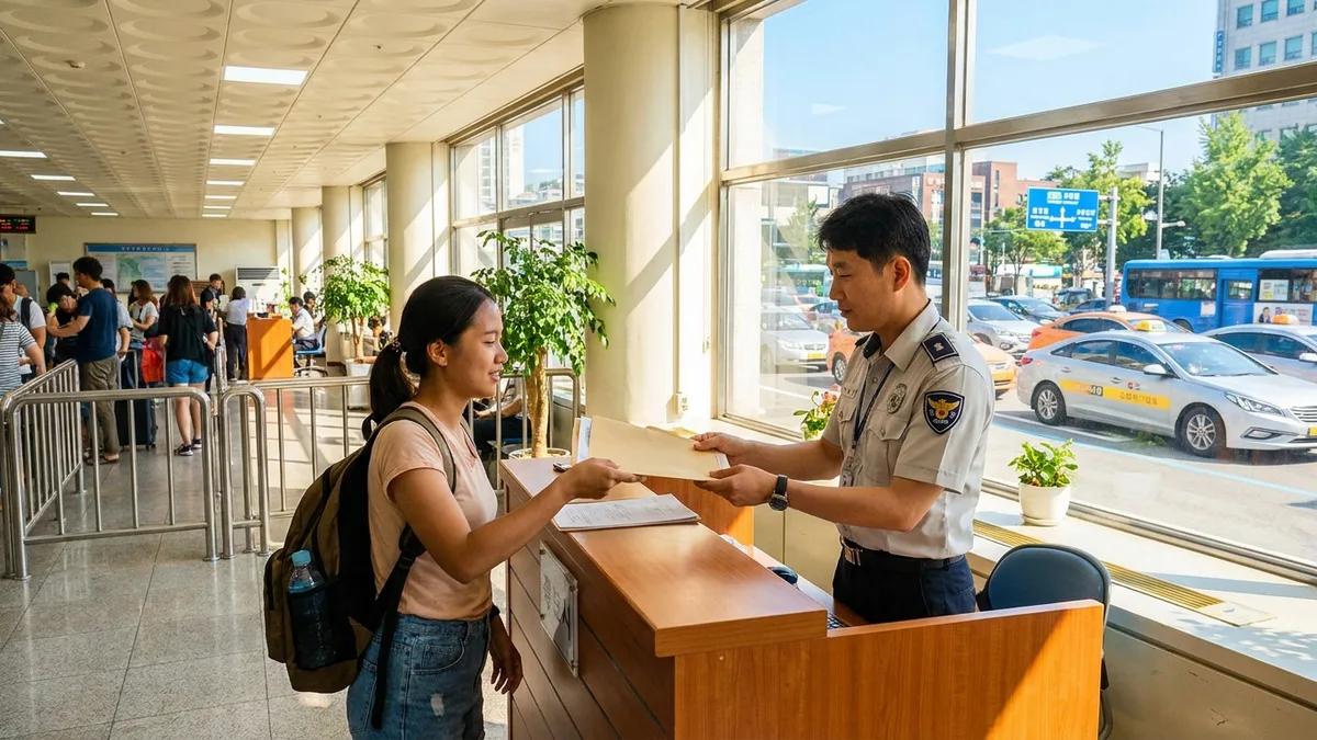 How to Change Your Visa Status in Korea — Steps & Required Documents (Foreigner Guide 2026), an in-context image showing real-world use