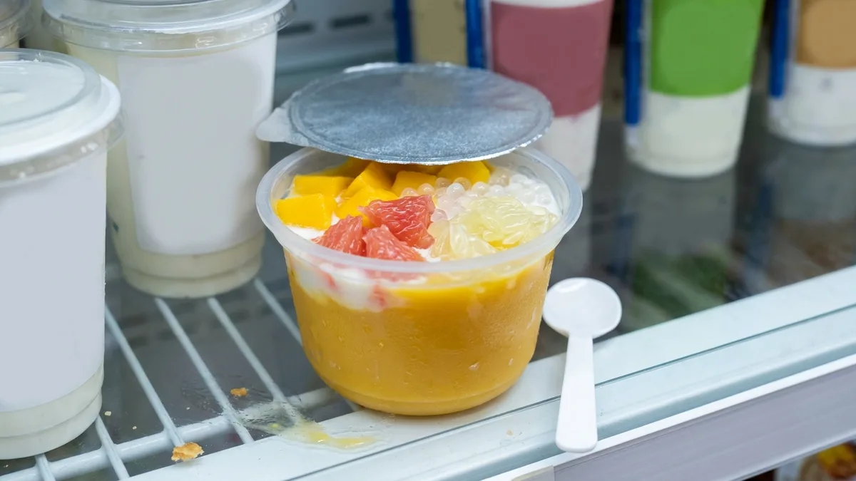 TOP 1 양쯔깐루 — 망고 퓨레에 자몽·포멜로 과육과 사고 펄이 든 홍콩식 컵 디저트