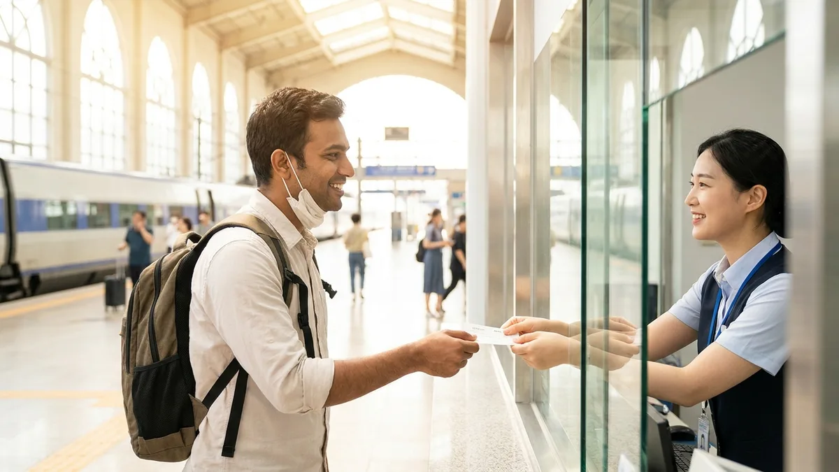 Kelas Kursi, Diskon & Aturan Refund KTX (Terbaru 2026) — gambar isi yang menggambarkan situasi pemakaian nyata