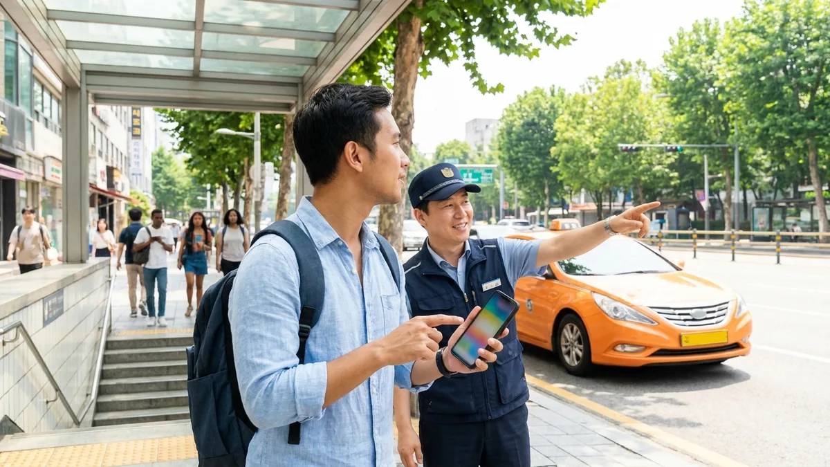네이버지도·카카오맵 외국인 사용법 — 구글맵이 한국에서 잘 안 되는 이유와 대안 — 실제 이용 상황을 보여주는 본문 이미지
