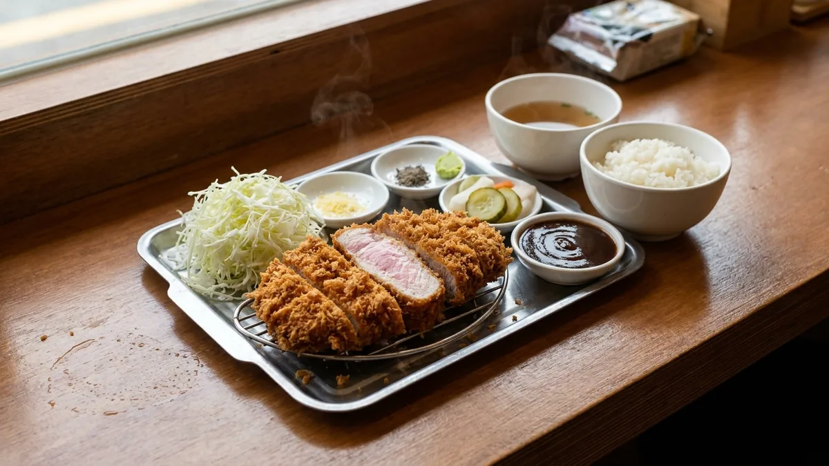 정돈 성수점 — 단면이 분홍빛인 저온조리 등심돈카츠 이미지