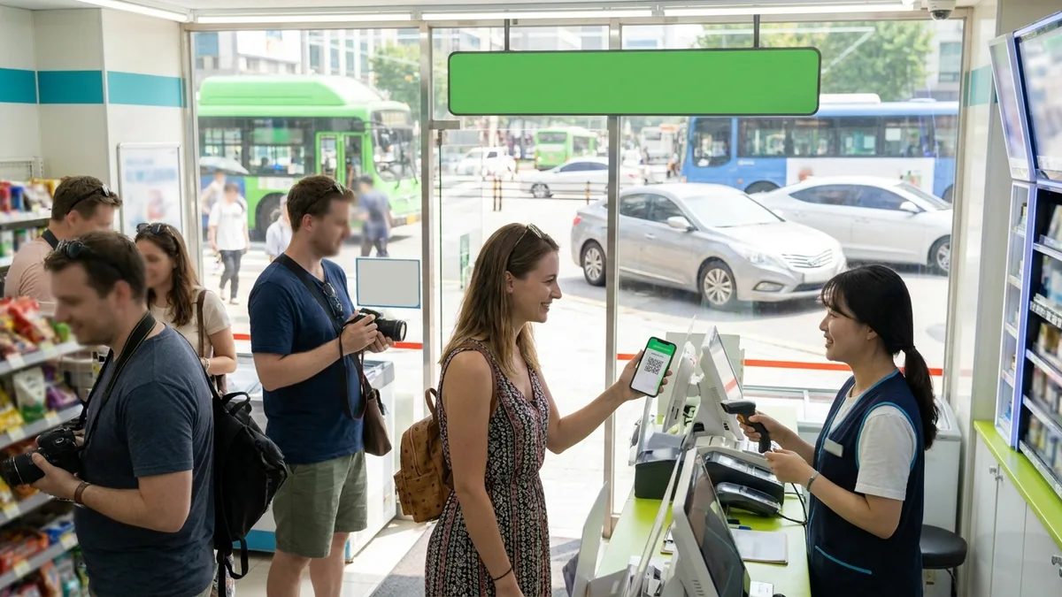 WeChat Pay ในเกาหลี ใช้ที่ไหนได้บ้างและวิธีสมัคร — ภาพประกอบเนื้อหาแสดงสถานการณ์การใช้งานจริง
